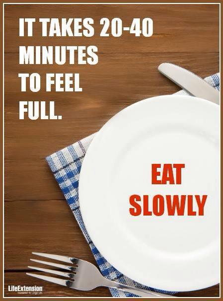 eat slowly